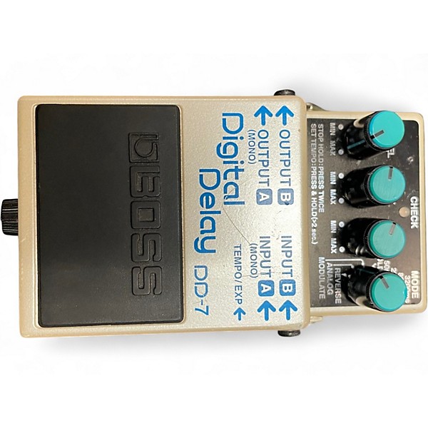 Used BOSS DD7 Digital Delay Effect Pedal