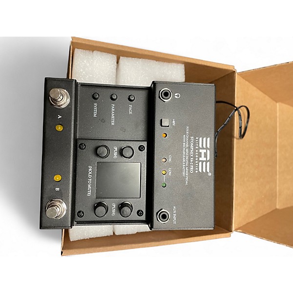 Used Eae StompMix X4-2 Pro Rechargeable Four Channel Digital Mixer Pe Unpowered Mixer