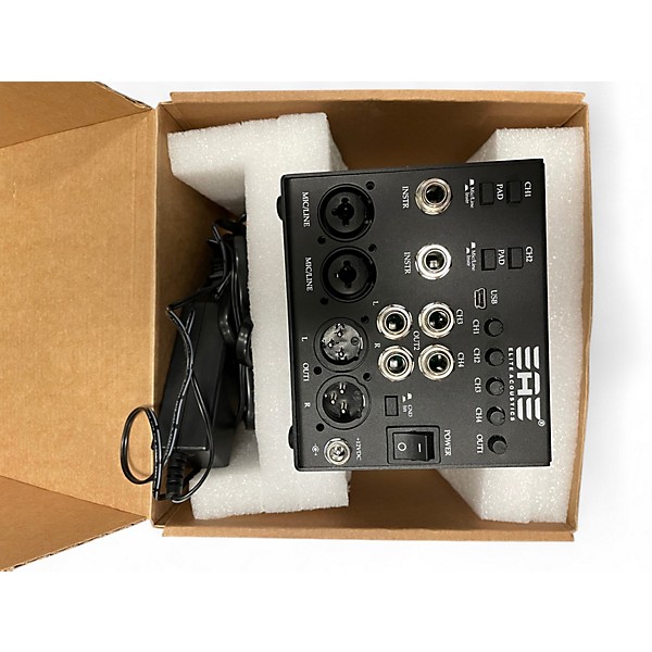 Used Eae StompMix X4-2 Pro Rechargeable Four Channel Digital Mixer Pe Unpowered Mixer