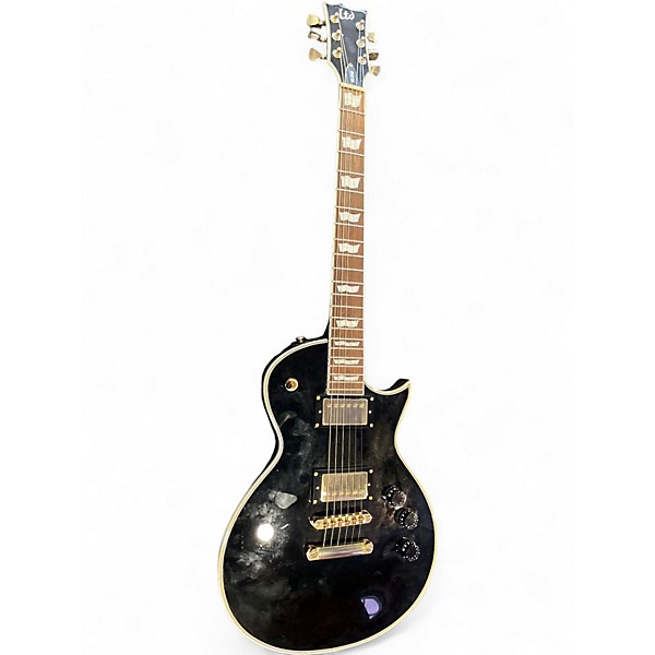 Used ESP ec 256 Black Solid Body Electric Guitar