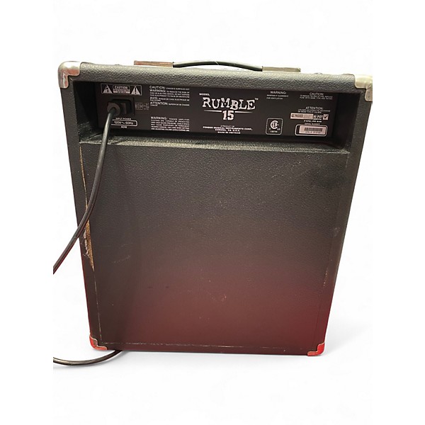 Used Fender Rumble 15 15W 1X8 Bass Combo Amp
