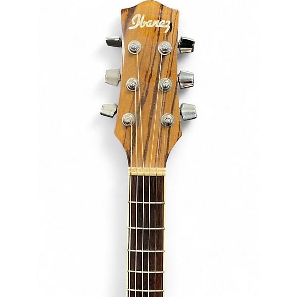 Used Ibanez EW20ZWENT Zebrawood Acoustic Electric Guitar