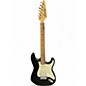 Used Starcaster by Fender Stratocaster Black Solid Body Electric Guitar thumbnail