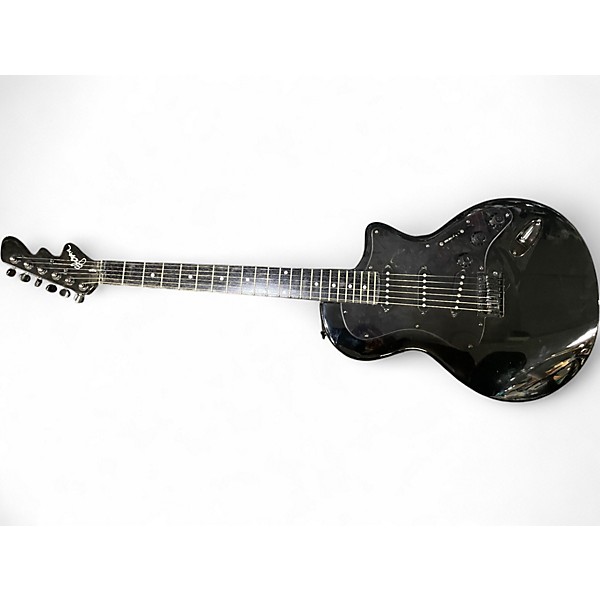 Used Esteban midnight legacy Black Solid Body Electric Guitar