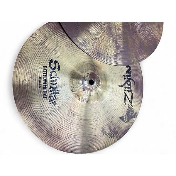Used Zildjian 14in Scimitar Hi Hat Pair Cymbal