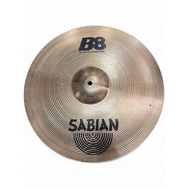 Used SABIAN 18in B8 Crash Ride Cymbal