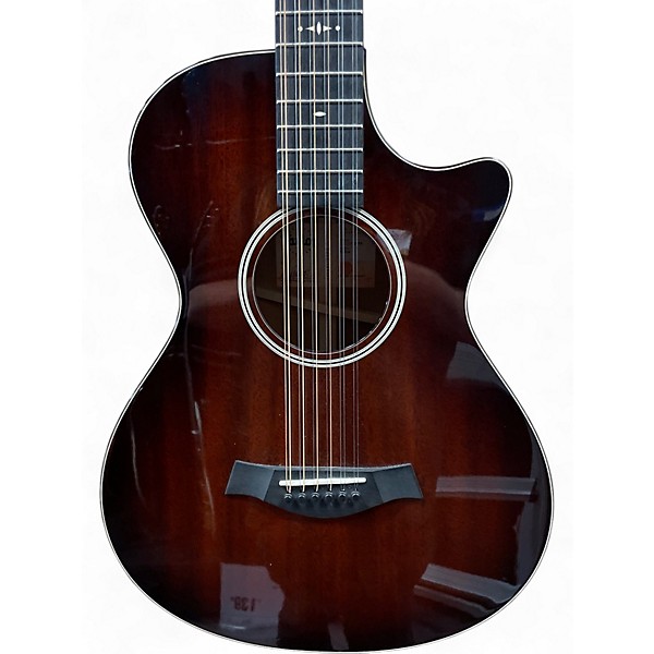 Used 2019 Taylor 562ce Brown Sunburst 12 String Acoustic Electric Guitar