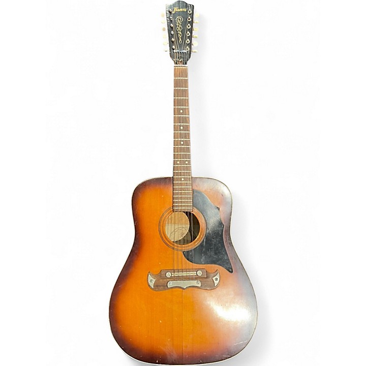 Vintage 1970s Framus 5/296 TEXAN SUNBURST 12 String Acoustic