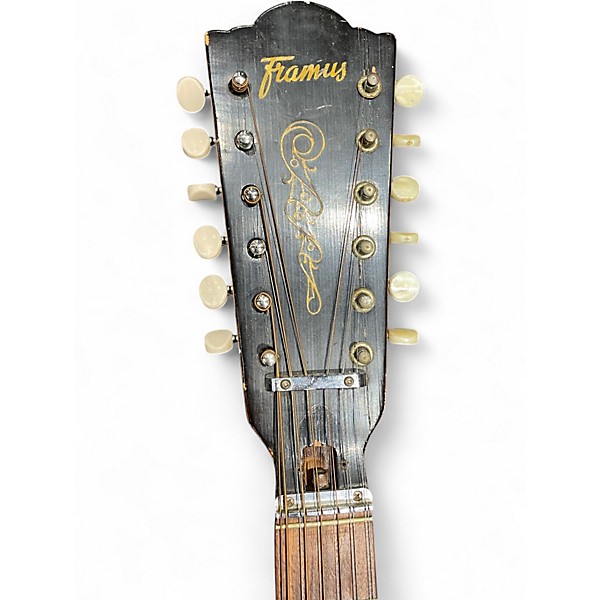 Vintage 1970s Framus 5/296 TEXAN SUNBURST 12 String Acoustic Guitar
