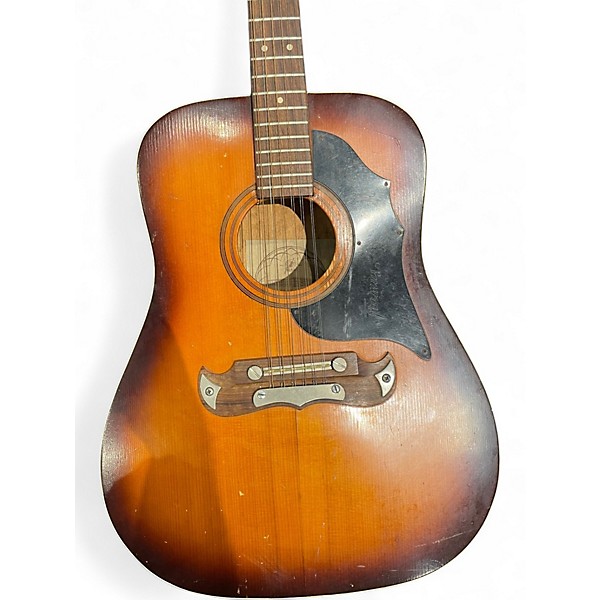 Vintage 1970s Framus 5/296 TEXAN SUNBURST 12 String Acoustic Guitar