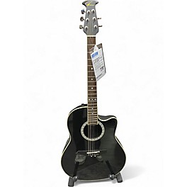 Used Ovation CC057 Celebrity Black Acoustic Electric Guitar