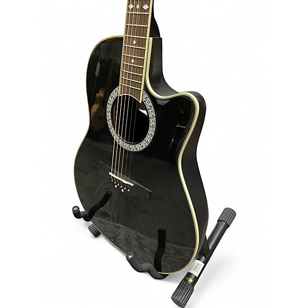 Used Ovation CC057 Celebrity Black Acoustic Electric Guitar