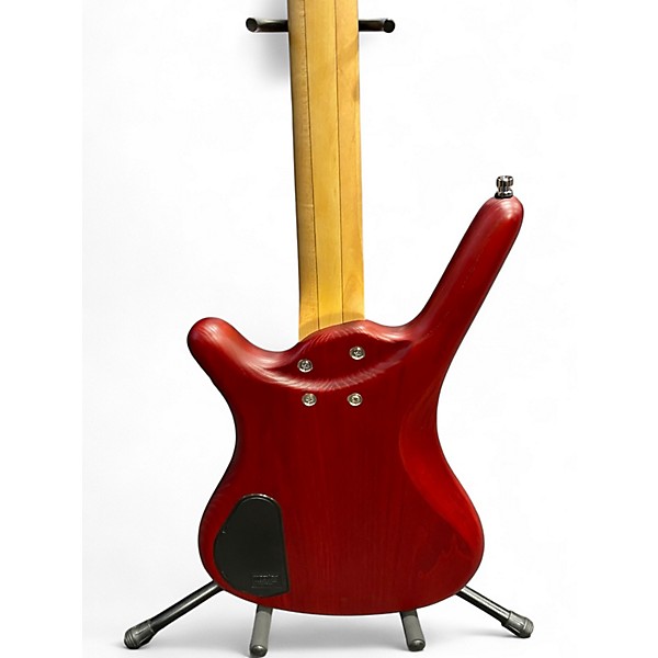 Used RockBass by Warwick CORVETTE $$ RED Electric Bass Guitar