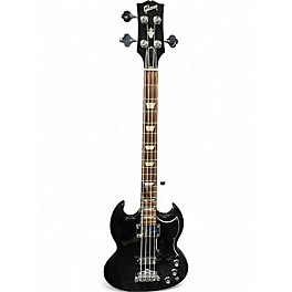 Used Gibson SG Standard Bass Black Electric Bass Guitar