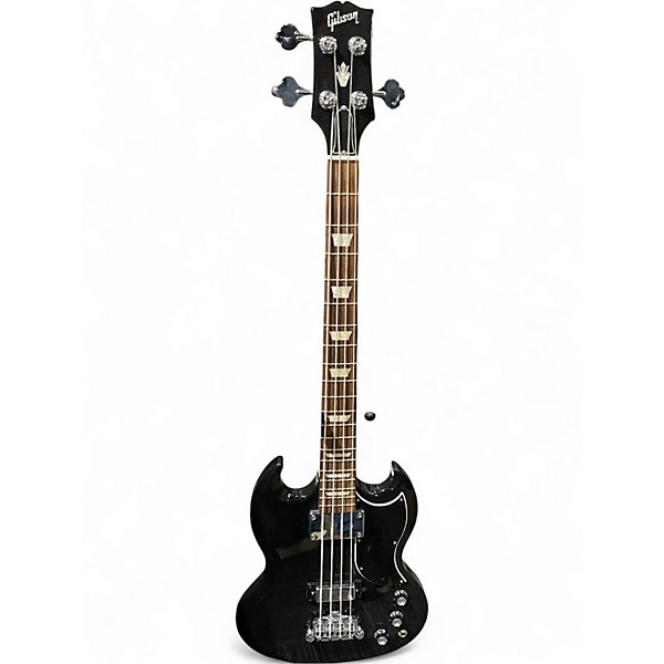 Used Gibson SG Standard Bass Black Electric Bass Guitar