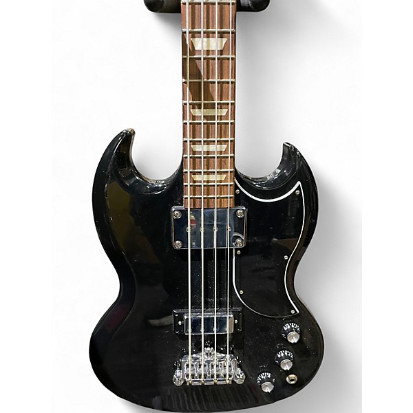 Used Gibson SG Standard Bass Black Electric Bass Guitar