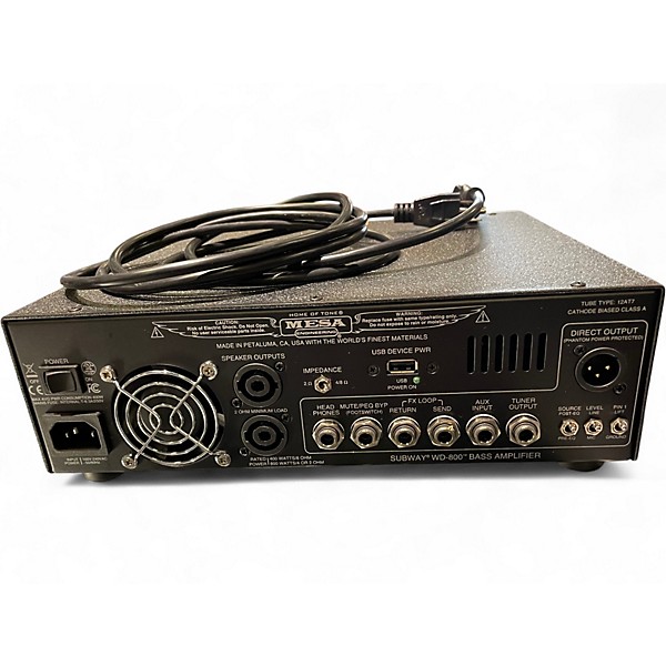 Used MESA/Boogie SUBWAY WD-800 Tube Bass Amp Head