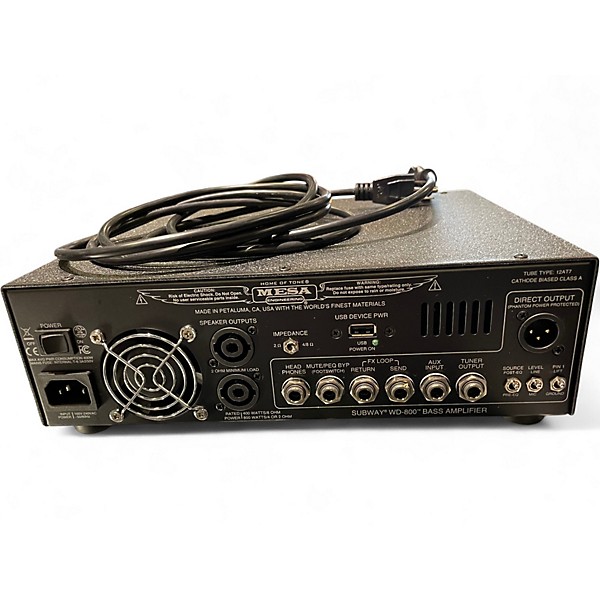 Used MESA/Boogie SUBWAY WD-800 Tube Bass Amp Head