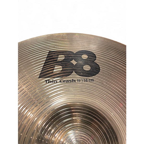 Used SABIAN 15in B8 Thin Crash Cymbal