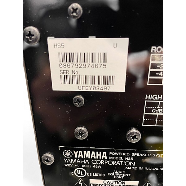 Used Yamaha HS5 Pair Powered Monitor