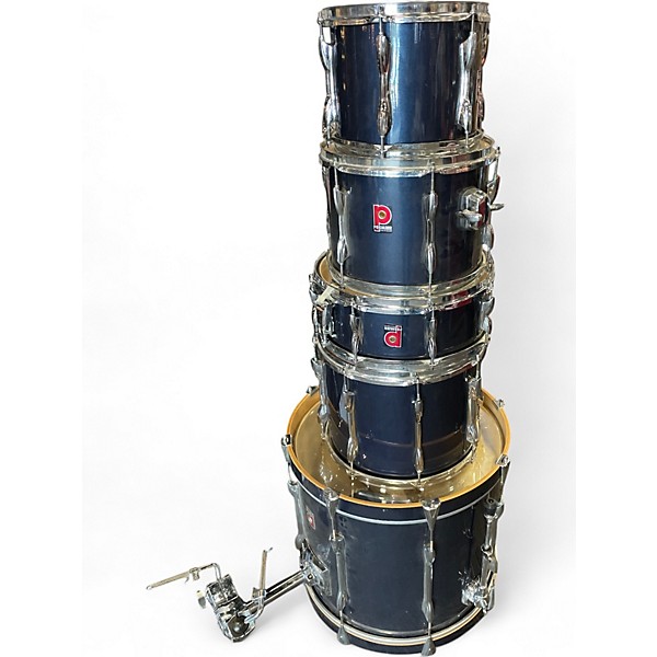 Used Premier 5 Piece CABRIA BLUE SPARKLE Drum Kit