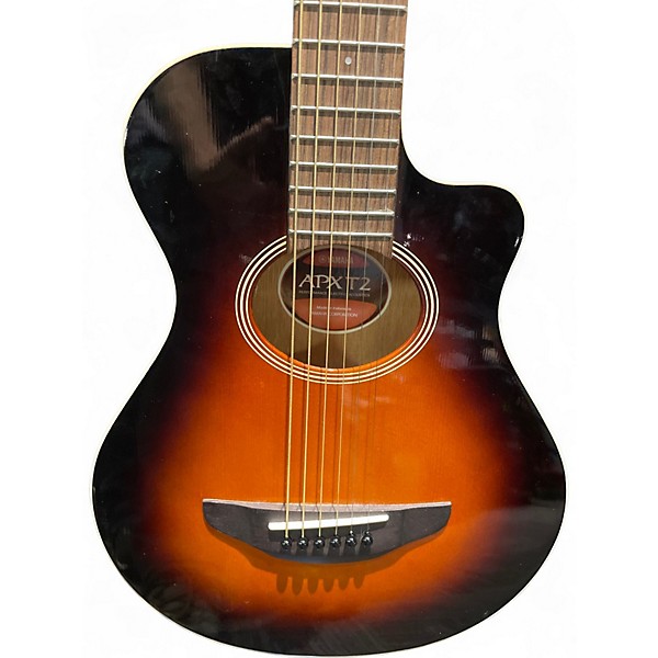 Used Yamaha APXT2 2 Color Sunburst Acoustic Electric Guitar
