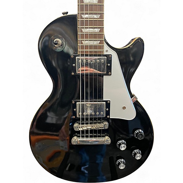 Used Epiphone Les Paul Standard Black Solid Body Electric Guitar