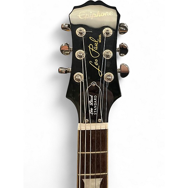 Used Epiphone Les Paul Standard Black Solid Body Electric Guitar