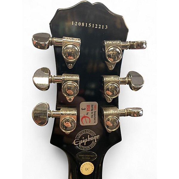 Used Epiphone Les Paul Standard Black Solid Body Electric Guitar