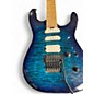 Used Jackson Dinky DK3QM Chlorine Burst Blue Solid Body Electric Guitar