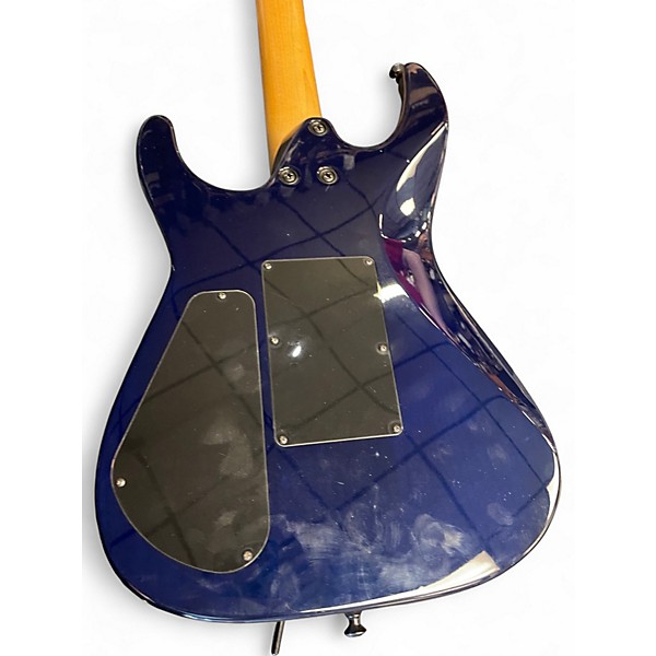 Used Jackson Dinky DK3QM Chlorine Burst Blue Solid Body Electric Guitar