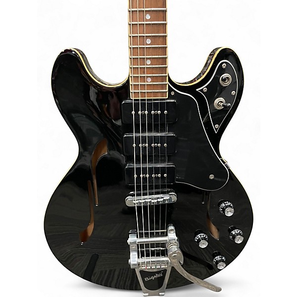 Used Yamaha SA503TVL Black Hollow Body Electric Guitar