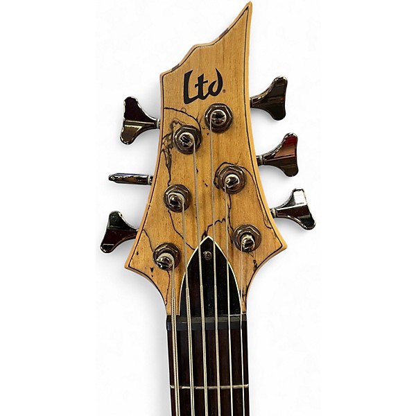 Used ESP LTD B206SM 6 String Natural Electric Bass Guitar