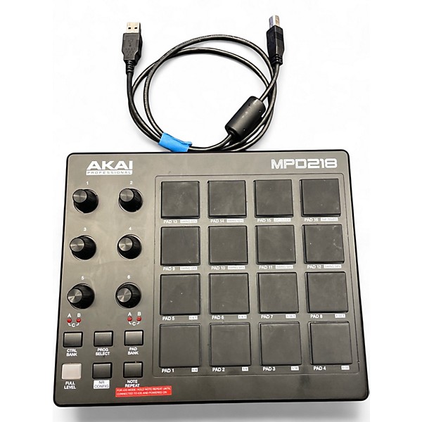 Used Akai Professional MPD218 MIDI Controller
