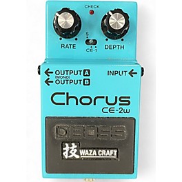 Used BOSS CE2W Waza Craft Chorus Effect Pedal