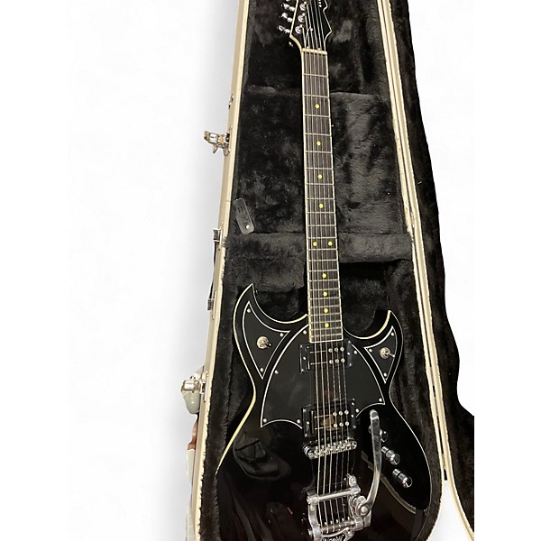 Used Reverend SPACEHAWK Metallic Black Solid Body Electric Guitar