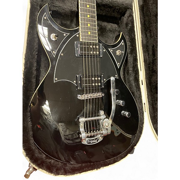 Used Reverend SPACEHAWK Metallic Black Solid Body Electric Guitar
