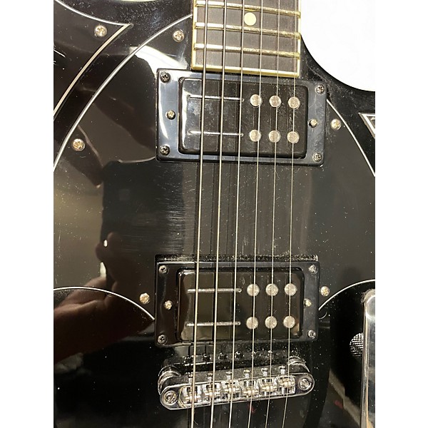 Used Reverend SPACEHAWK Metallic Black Solid Body Electric Guitar
