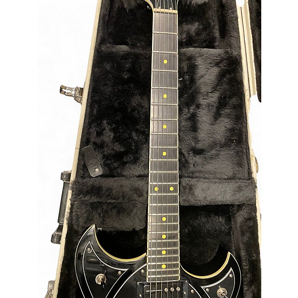 Used Reverend SPACEHAWK Metallic Black Solid Body Electric Guitar