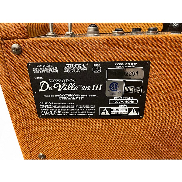 Used Fender Hot Rod Deville 60W 2x12 Tube Guitar Combo Amp