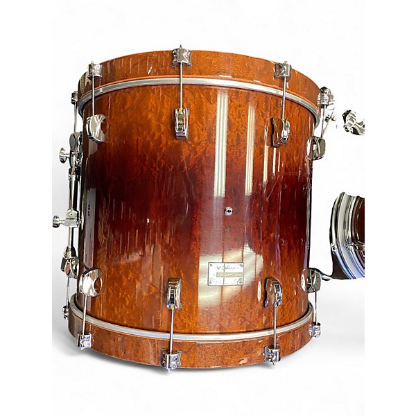 Used Odery 6 Piece EYEDENTITY Sapele Explosion Burst Drum Kit