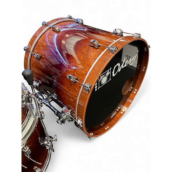 Used Odery 6 Piece EYEDENTITY Sapele Explosion Burst Drum Kit
