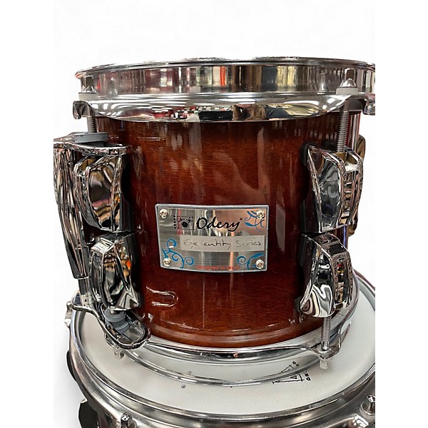 Used Odery 6 Piece EYEDENTITY Sapele Explosion Burst Drum Kit