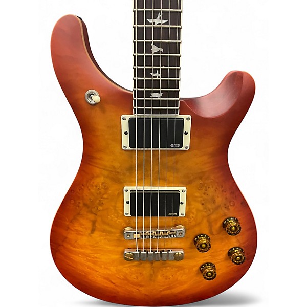 Used 2025 PRS SE MCCARTY 594 EXOTICM LAUREL BURL Vintage Sunburst Solid Body Electric Guitar