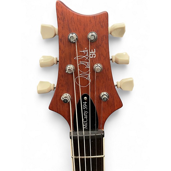 Used 2025 PRS SE MCCARTY 594 EXOTICM LAUREL BURL Vintage Sunburst Solid Body Electric Guitar