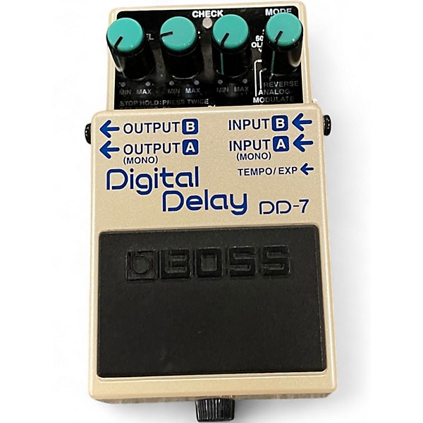 Used BOSS DD7 Digital Delay Effect Pedal