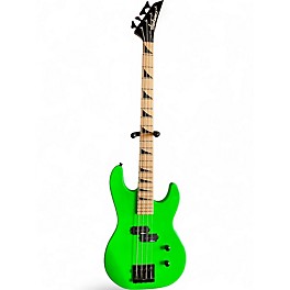 Used Jackson JS1M Electric Bass Neon Green Electric Bass Guitar