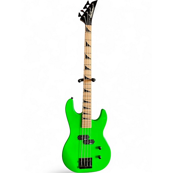 Used Jackson JS1M Electric Bass Neon Green Electric Bass Guitar