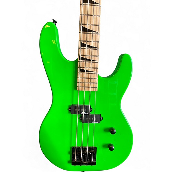Used Jackson JS1M Electric Bass Neon Green Electric Bass Guitar