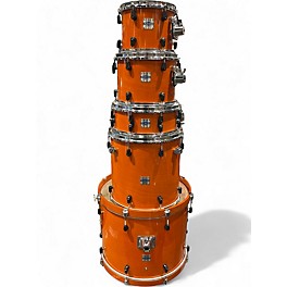 Used Yamaha 5 Piece Stage Custom Orange Drum Kit